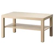 LACK Coffee table, white stained oak effect, 90x55 cm