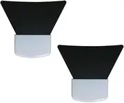 LORMAY Silicone Applicators for Spreading Sunscreen Cream, Body Lotion, Depilatory Paste and Body & Facial Scrub Scream, 2 Pcs Large Size Brushes (Black)