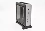 Antec ISK110-VESA ITX MB, Slim Form Factor case with External 90w PSU. 2 x US...