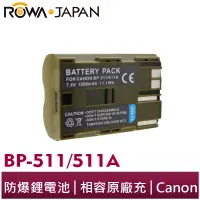 在飛比找蝦皮商城優惠-【ROWA 樂華】FOR CANON BP-511 電池 E