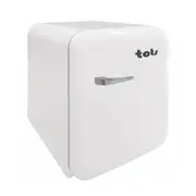 46L White Retro Style Mini Table Bar Fridge/Refrigerator Cooler w/ Shelf/Tray