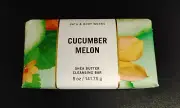 Bath & Body Works CUCUMBER MELON SHEA BUTTER Cleansing Bar 5 oz. Soap