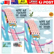 2025 Here We Fucking Go Again Calendar Home Hanging Wall Calendar Planner New ES