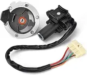 Ignition Key Switches for Kawasaki EX250 EX300 ER250 BR250 BX250 for Ninja 250 250SL ABS 300 Z250 Z300 2013-2017 Fuel Cap Ignition Switch Seat Lock Key Ignition Barrel Key Switch