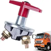 Truck Battery Quick Disconnect,High Current Cut Off Control - Knob Design, 12V-36V Anti-Leakage Protection for Yacht, RV, Truck, Vehicle