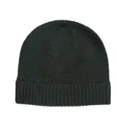 100% Merino Wool Beanie Hat Skullies Watch Cap for Men One Size Dark Green