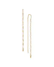 Nadri La Vie Nacre Pearl Threader Earrings in 18K Gold Plated OS