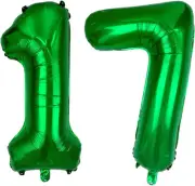 Number 17 Balloons 32 inch Digital Balloon Alphabet 17 Birthday Balloons Digit 1