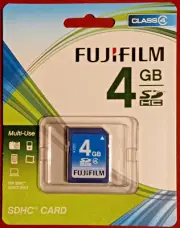4 GB FUJIFILM SDHC SECURE DIGITAL MEMORY CARD for SD NIKON CANON other Cameras
