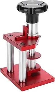[Cryfokt] Stainless Steel Watch Press, 18mm to 50mm Watch Back Case Screw Type Closer with 20 Dies, Adjustable Stable Watch Repair Tools for Watch Repair, Watch Shop, Home