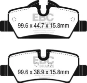 EBC Yellowstuff Rear Brake Pads FOR 14+ Mini Hardtop 1.5 Turbo Cooper