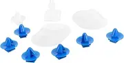 CHICAMPERA 10pcs Car Side Skirt Fasteners Clips Vehicle Rocker Panel Moulding Retainers for Easy Installation and Panel Fixing for DIY Automotive Decor