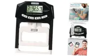 Grip Strength Tester Trainer - Dynamometer Handgrip Measurer Meter, Black
