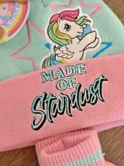 My Little Pony Kids made of stardust Knit Cap and Gloves set