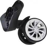 [AZMUDE] 2Pcs Luggage Suitcase Wheels 3.4 x 2.2in, Swivel Wheel Replacement Luggage Travel Suitcase Wheels Plastic Bearings Repair Set for Luggage Kits