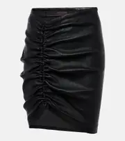 [Stouls] Stouls Mouna leather miniskirt AU 14 black