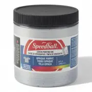 ShimmerInk: 8oz Opaque Silver Fabric Screen Printing Ink - Vibrant Iridescent Sh