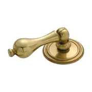 3606 Cabinet Pull Handle Classic Teardrop Polished Brass BP32mm Drop 5