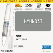 SG2 Touch Up Paint for Hyundai Gray VELOSTER BATTLESHIP Pen Stick Scratch Chip F