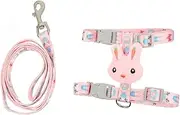 Happyyami Pet Outdoor Traction Rope Cat Harness Comfortable Fit for Small Pets Unique Style