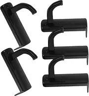 FONDOTIN 5Pcs Headphone Rack Hanger Hook Wall Mount Over Ear Headset Holder for Monitor Easy Installation Space Saving Design Compatible with All Headset