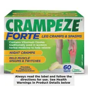 Crampeze Night Cramps Forte for Leg Cramps & Spasms 60 Tablets