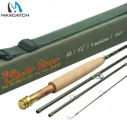 Maxcatch Chalk Stream Fly Fishing Rod 40T Graphite 2/3wt Ultimate Dry Fly Rod