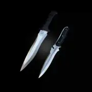 Pack of 2 Resident Evil 4 Knifes Leon Kennedy and Jack Krausers With Sheath USA.