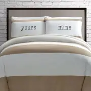 Big Sleep Yours Mine Neutral Quilt Cover Set