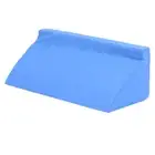 Bed Wedge Pillow Blue Triangle Foam Concealed Zip Removable Washable Sleeping Pi