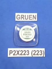 Vtg GRUEN Model "P2X223 (223)" Watch Glass Crystal Replacement Piece NOS New