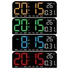 Practical Home Appliances Wall Clock Tools Stylish Temperature Adjustment