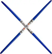 2 Premium - 2-Blade Blue Inflatable Light Saber Swords, Lightsaber, Party, Gift, Action Play, (Blue 2-Blade)