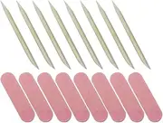 OFFIGAM 100sets Manicure Tools Kit Nail Polishing Strips Wooden Picks for Professional Nail Convenient Durable High-end Materials for Manicure Experience