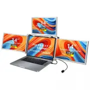 14" Laptop Screen Extender FHD Portable Quad-screen Monitor fr 13.6-17.3" Laptop