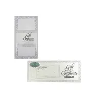 Ozcorp Gift Certificate Ivory/Silver (25pcs) - Booklet