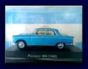 PEUGEOT 404 (1968) - Unforgettable Cars 1:43 Diecast # 13 SALVAT ARGENTINA