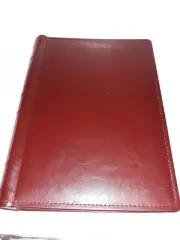 BROWN LEATHER 53 Page PHOTO ALBUM - Holds 261 4x6 Photos/18 Picture CD'S/1 Index