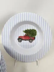 ThermoSaf® The Muddy Dog Co. Red Truck / Christmas Tree Soup / Salad Bowl - NWT