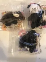 Lot Of 3 McDonalds Animal Pals Plush Happy Meal Toys 1997 New Sealed