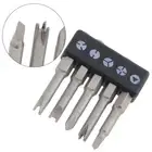 5pcs Set of Professional U Y Triangle Screwdriver Bits for Appliance Repair
