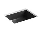 Kohler K-2882-7 Vertical 19-13/16" Rectangular Undermount Sink ,Black