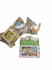 Glittered Blossom & Butterflies Chipboard Embellishments