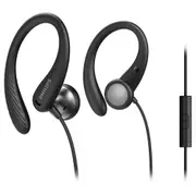 Philips EarHook Ear-Bud Sports Earphones/Headphones w/ Mic 1.2m Cable 3.5mm Jack