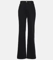 [Re/Done] Re/Done '70s Ultra high-rise wide-leg jeans 23 black