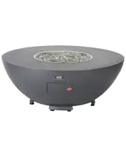 National Tree Company 40in Contemporary Round Propane Fire Pit Table