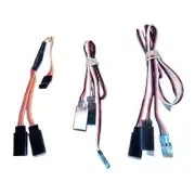2/10pcs 100mm-500mm Servo Extension Cables RC Male Double Female Lead Y Splitter