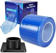 Autdor Barrier Film - Barrier Film Roll 1200 Sheets Barrier Tape 4'' x 6'' Thick Disposable Protective PE Film with Dispenser Box for Dental Tattoo Makeup Microblading Supplies