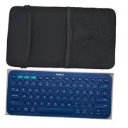 Black Color Neoprene Carrying Protection Sleeve Case Cover for Logitech K380