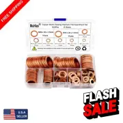 High Conductivity Copper Washers Assortment, 150PCS, 8 Sizes to Meet Your Needs